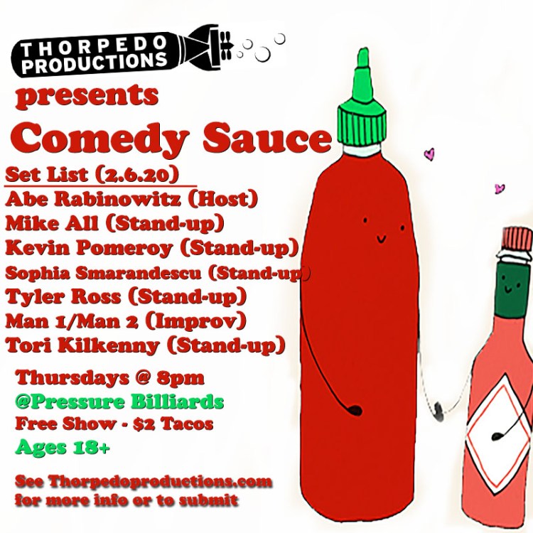 comedy sauce 2.6.20
